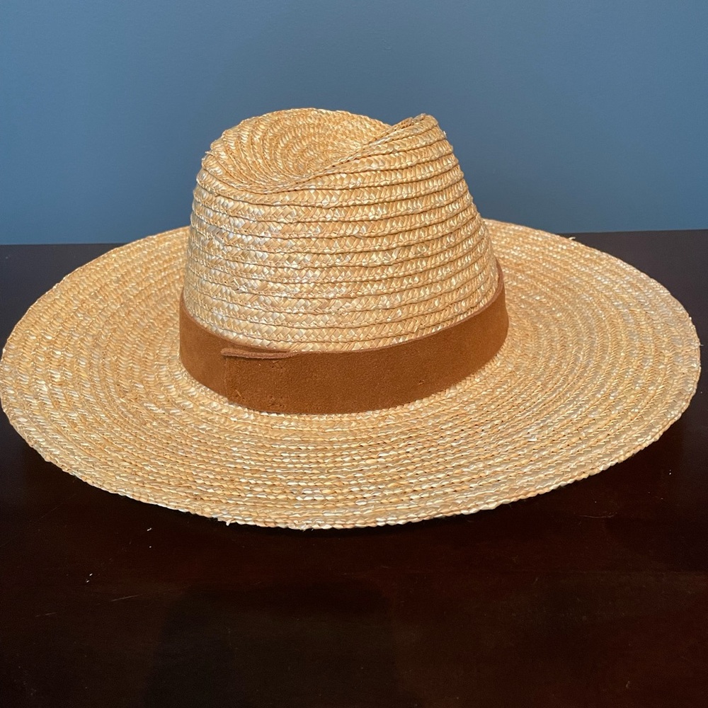 NWT Gigi Pip ISLA STRAW FEDORA - NATURAL